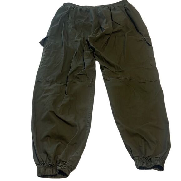 Sangtree Olive Green Cargo Pockets Streetwear Jogger Pants Size XL - Picture 4 of 11